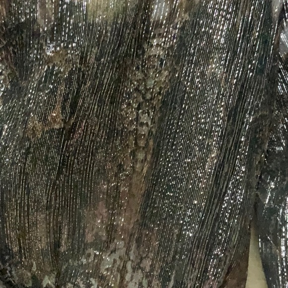 Elie Tahari Metallic Bodysuit - Picture 5 of 5